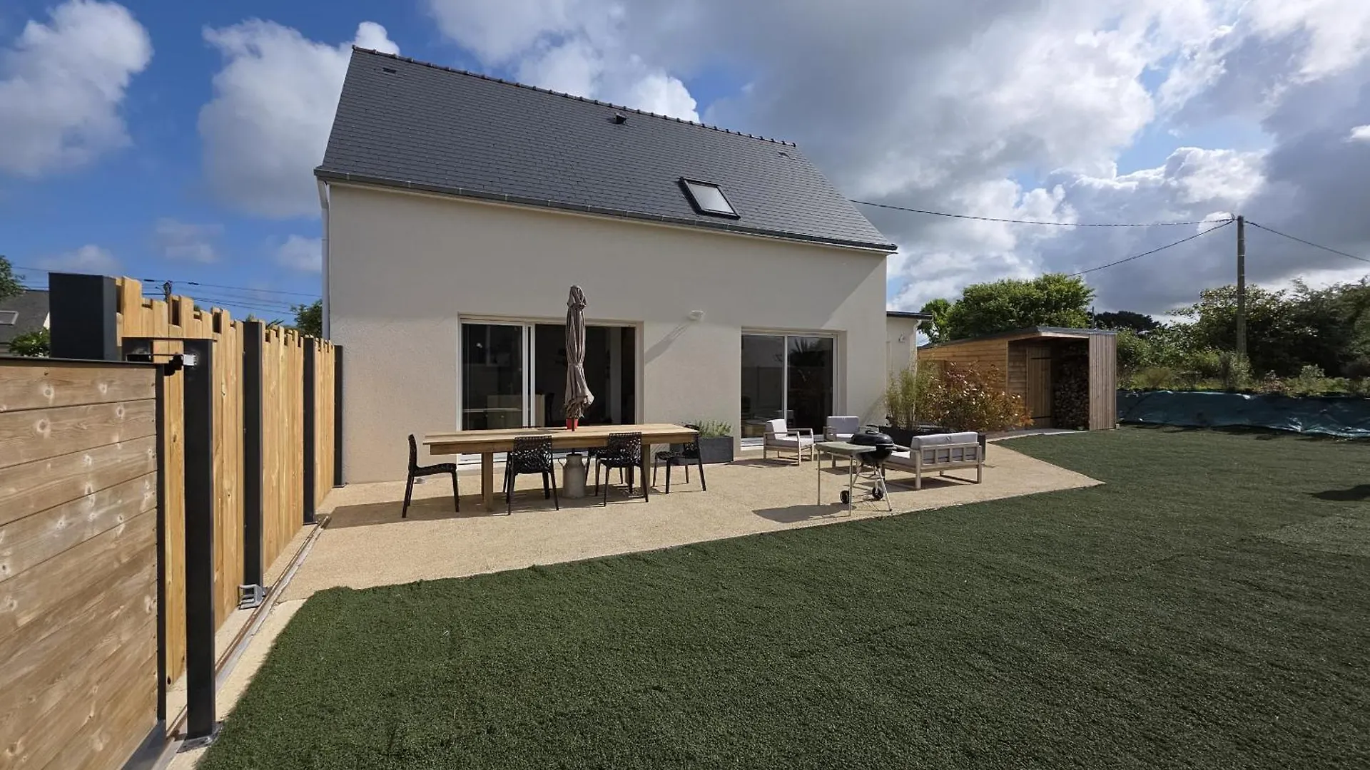 Jolie Maison Neuve Proche Plages Gr34 Et Port De Aber Wrach Landéda França